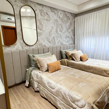 Apto Moderno Com Lareira, Piscina Aquecida E Infra Completo Em 格拉玛多 外观 照片