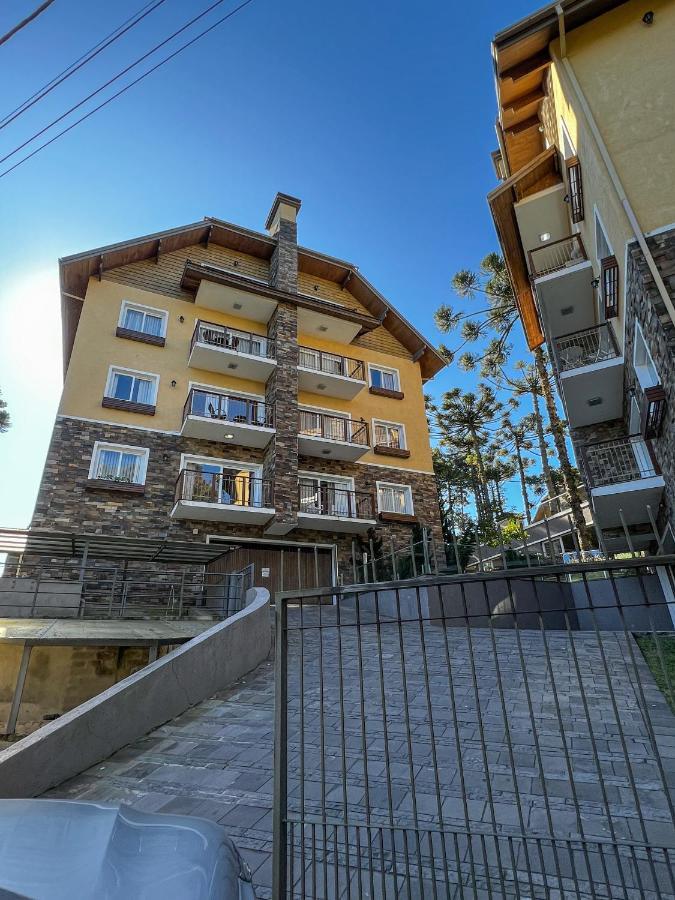 Apto Moderno Com Lareira, Piscina Aquecida E Infra Completo Em 格拉玛多 外观 照片