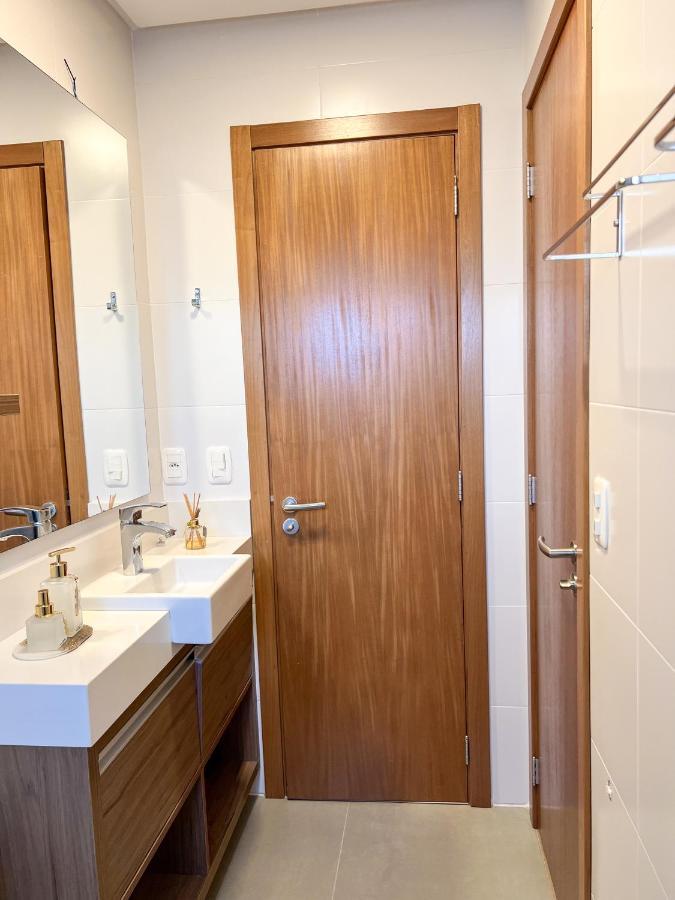 Apto Moderno Com Lareira, Piscina Aquecida E Infra Completo Em 格拉玛多 外观 照片